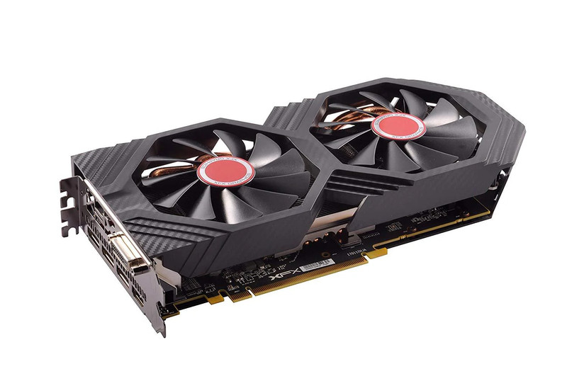 XFX Radeon RX 580 8GB GDDR5 PCI-E Gen 3x4 - Graphics Card - Black Edition - كرت الشاشة